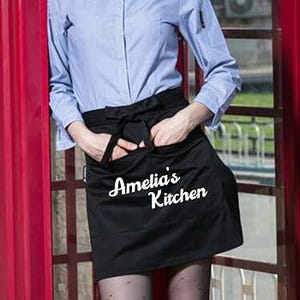 Custom Printed Waist Apron – Personalized Half Apron