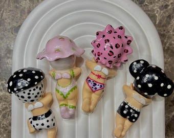 Nowy, ręcznie malowany, niestandardowy uchwyt na telefon Sonny Angel