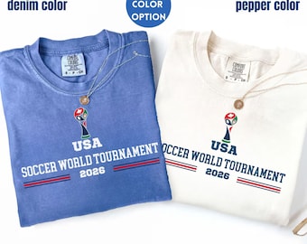 Sport Season USA Soccer Championship Game Day Family Matching Shirts 2026, Usa Flag Soccer Team Fan Gift,American Pride Soccer Lovers Gift