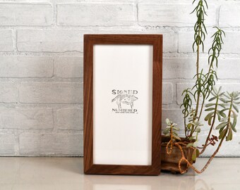 West Frames The Lodge Distressed Picture Frame Dark Brown Walnut 3"