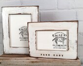 Personalized Frames - Choose Your Size and Message - Reclaimed Cedar in Various Colors - Sizes 2x2 up to 8x10 inches- Vertical or Horizontal