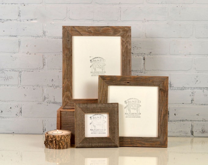 reclaimed wood frames signedandnumbered