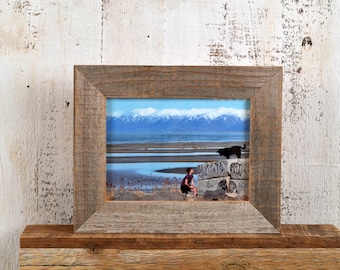 5x5 Square Frames Upcycled 5 x 5 Reclaimed Wood Photo Frame 5x5 Picture Frame in 1.5 Wide Rustic Natural Reclaimed Cedar