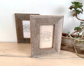 5x5 Square Frames Upcycled 5 x 5 Reclaimed Wood Photo Frame 5x5 Picture Frame in 1.5 Wide Rustic Natural Reclaimed Cedar