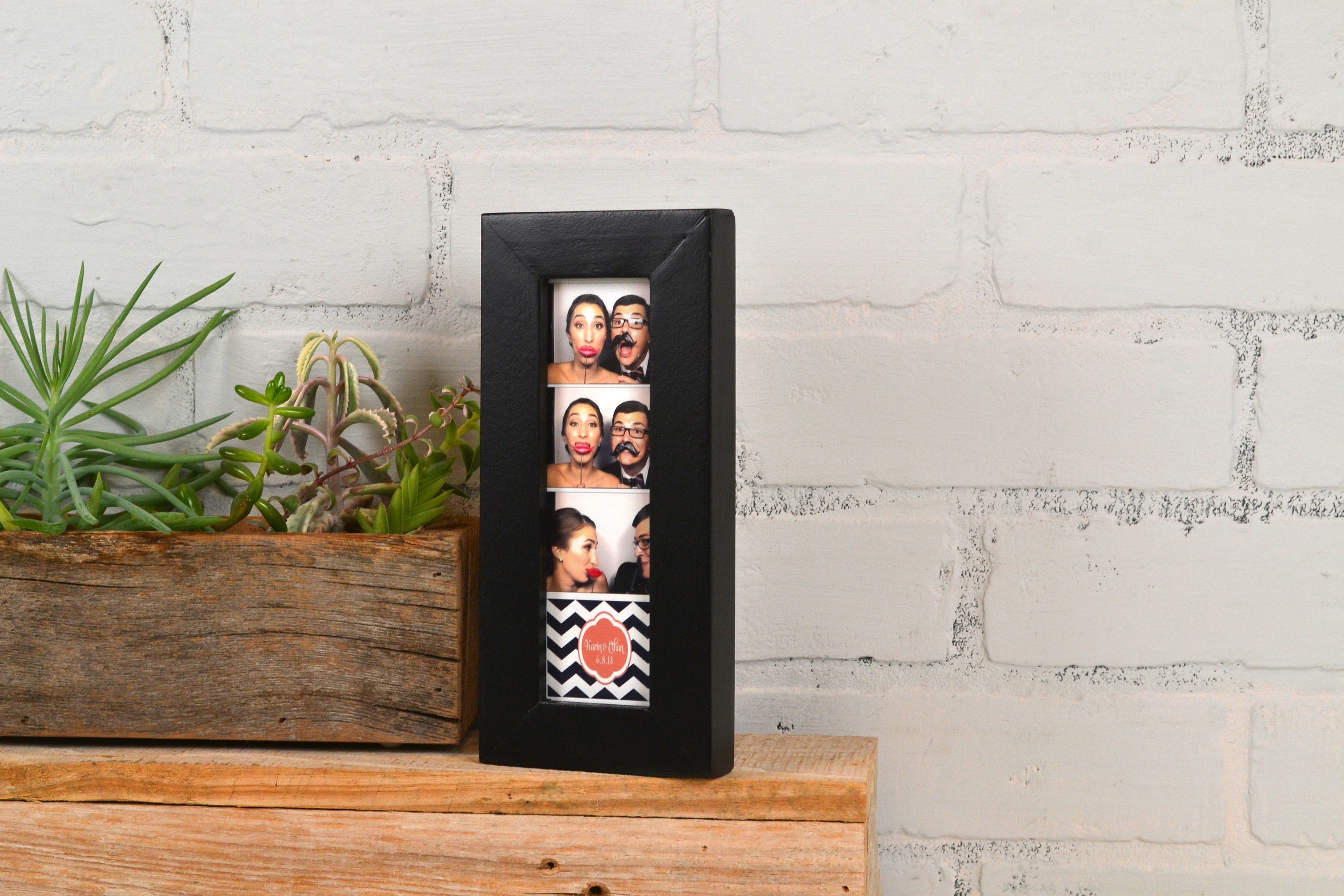 Photo Booth Frame 2 X 6 for Picture Strip in 1x1 Flat Style Etsy