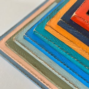 Super Vintage Color of Your Choice in 1x1 Roughsawn Style Choose your frame size: 2x2 up to 18x24 inches - A4 size Picture Frames Bild 3