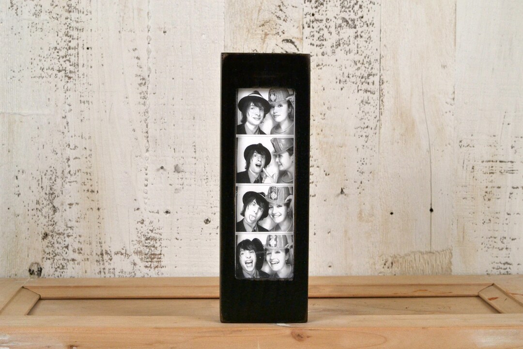 SHIPS TODAY - Photo Booth Frame for 2 X 6 Picture Strip With Vintage ...