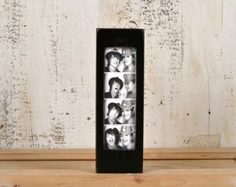 SHIPS TODAY - Photo Booth Frame for 2 x 6 Picture Strip with Vintage Black Finish - 2x6" Photo Booth Frame - In Stock