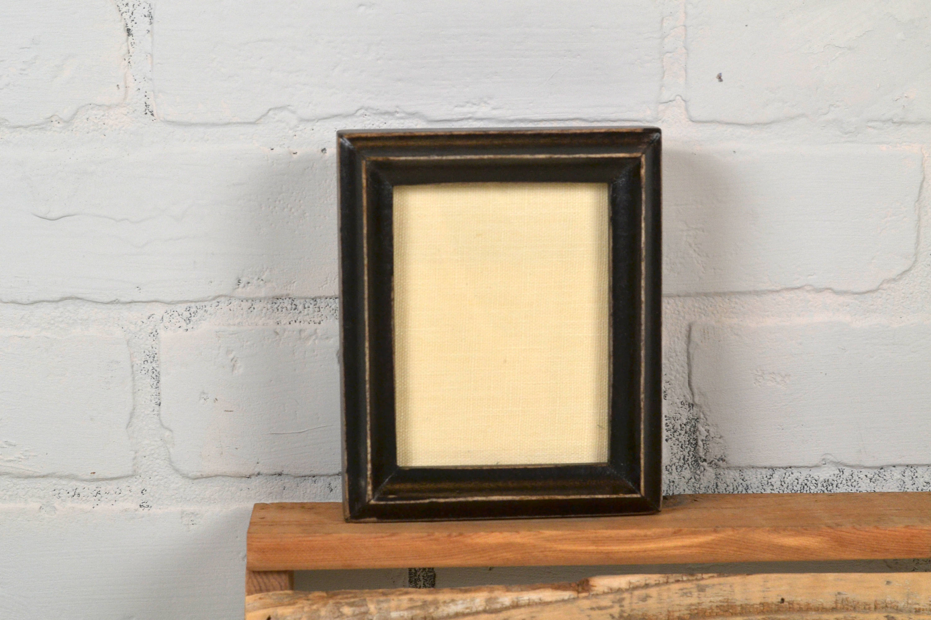 3 5x4 5 Aceo Wallet Size Picture Frame With Vintage Black Finish In Gallery Photo