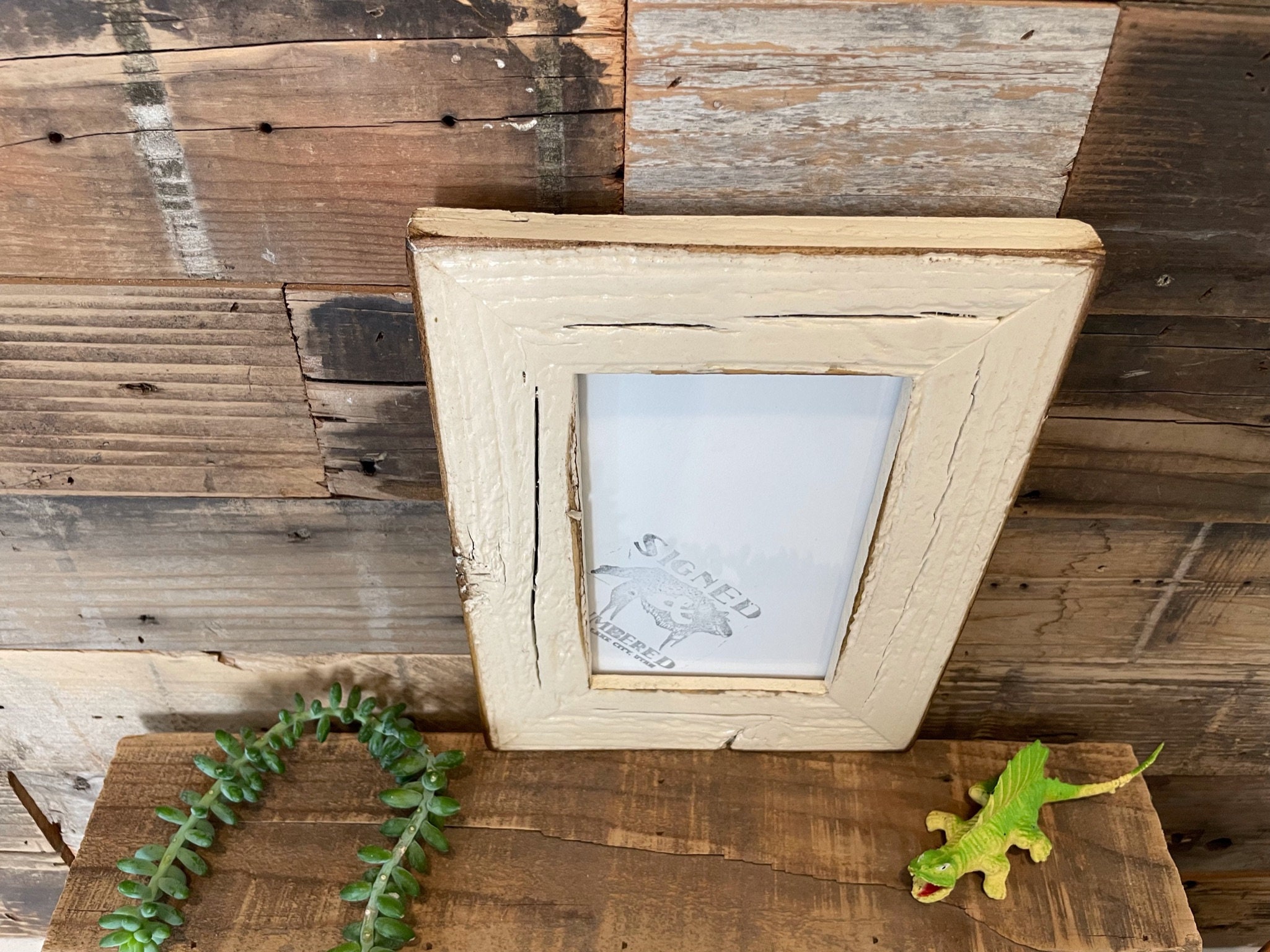 Rustic Picture Frames 4x6 Reclaimed Barnwood Frame