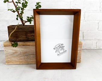 SHIPS TODAY - 6x9" Picture Frame - Park Slope Style with Vintage Burnished Roman Gold Finish - In Stock - 6 x 9 inch Picture Frames