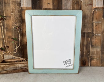 11x14" Picture Frame - SHIPS TODAY - 1.5" Reclaimed Cedar with Super Vintage Homestead Finish - In Stock - Handmade 11 x 14 Frame