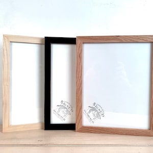 8x10" Picture Frame - BEST SELLERS - Peewee Style - Choose Your Color - 8 x 10 Solid Hardwood- Ships Right Away - 8x10 Photo - 8x10 Print