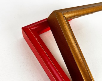 Vintage Color of Your Choice in King's Peak Style - Choose your frame size up to 20x20 inches - Free Shipping