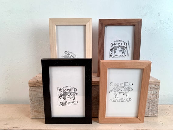 4x6 Picture Frame Best Seller Peewee Style In Finish Color Etsy