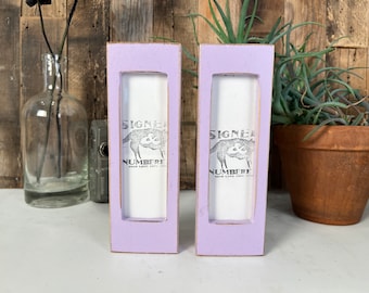 SHIPS TODAY - Photo Booth Frame for 2 x 6 Photo Strip - Vintage Lilac Pine Finish - Ships Right Away - Photo Booth Frame 2x6 In Stock