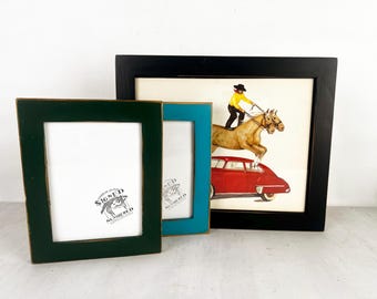 SHIPS TODAY - Reclaimed Cedar Picture Frame - Choose your size & color - In Stock - 4x4, 5x7, 6x8, 8x10, 11x14, 13x19, 16x20