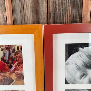 10x13 Picture Frame Mat Windows Fit 2 5x7 Photos in 1x1 Flat | Etsy