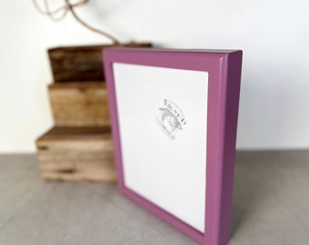 SHIPS TODAY - 8x10 Picture Frame - Vintage Violet Finish in Deep Rounded Style - In Stock - 8 x 10 Photo Frame Gallery Purple