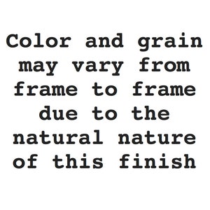 Solid Natural WILLOW Wood Picture Frame 1.5" Wide Style Choose your frame size 2x6, 2x2 up to 24x36 inches image 9
