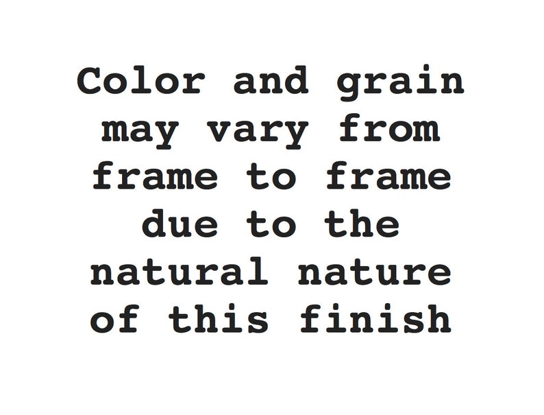 Solid Natural WILLOW Wood Picture Frame 1.5" Wide Style Choose your frame size 2x6, 2x2 up to 24x36 inches image 9