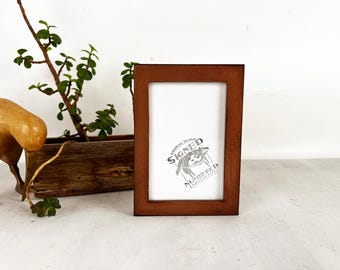 4x6" Picture Frame - SHIPS TODAY - in PeeWee Style with Extreme Vintage Copper Finish - In Stock - Gallery Frame 4 x 6 inches Metallic