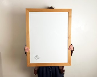 SHIPS RIGHT AWAY Choose your Print Size: 18x24, 20x24, 20x26, 20x30 - Large Poster Frame in 1.5 wide style built from Solid Alder Hardwood