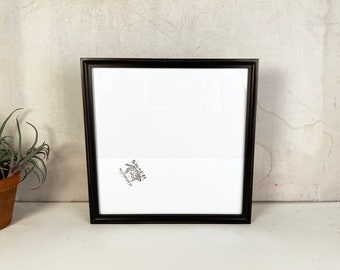 SHIPS TODAY - 14.5x14.5" Square Picture Frame - Foxy Cove Style with Vintage Black Finish - In Stock 14.5 x 14.5" Frame