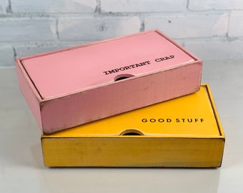 Keepsake Box - Choose Personalized or Not - Handmade Solid Wood Desktop Box with Rough-Sawn Finish gift, storage, organizer