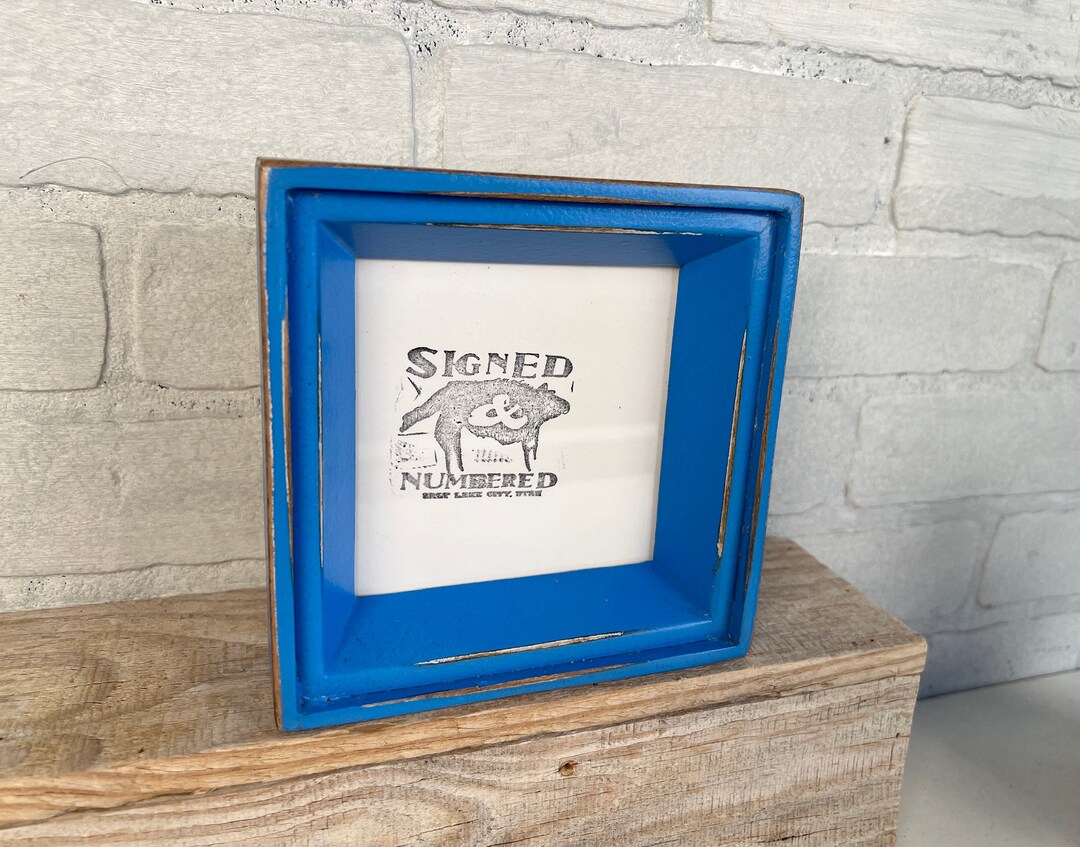 SHIPS TODAY 4.5 X 4.5 Photo Frame Park Slope Plus Etsy