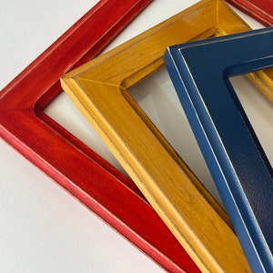 Vintage Color of Your Choice 1.5&quot; Wide Double Cove Style Choose your frame size: 2x2 up to 24x36 inches - Free Shipping