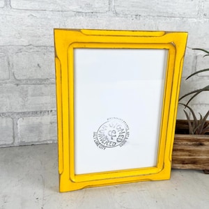 A5 Size Picture Frame in Vintage Color and Style of Your Choice - Solid Hardwood Frames - 148 x 210 mm - 5.8 x 8.2 inches European A 5 Size