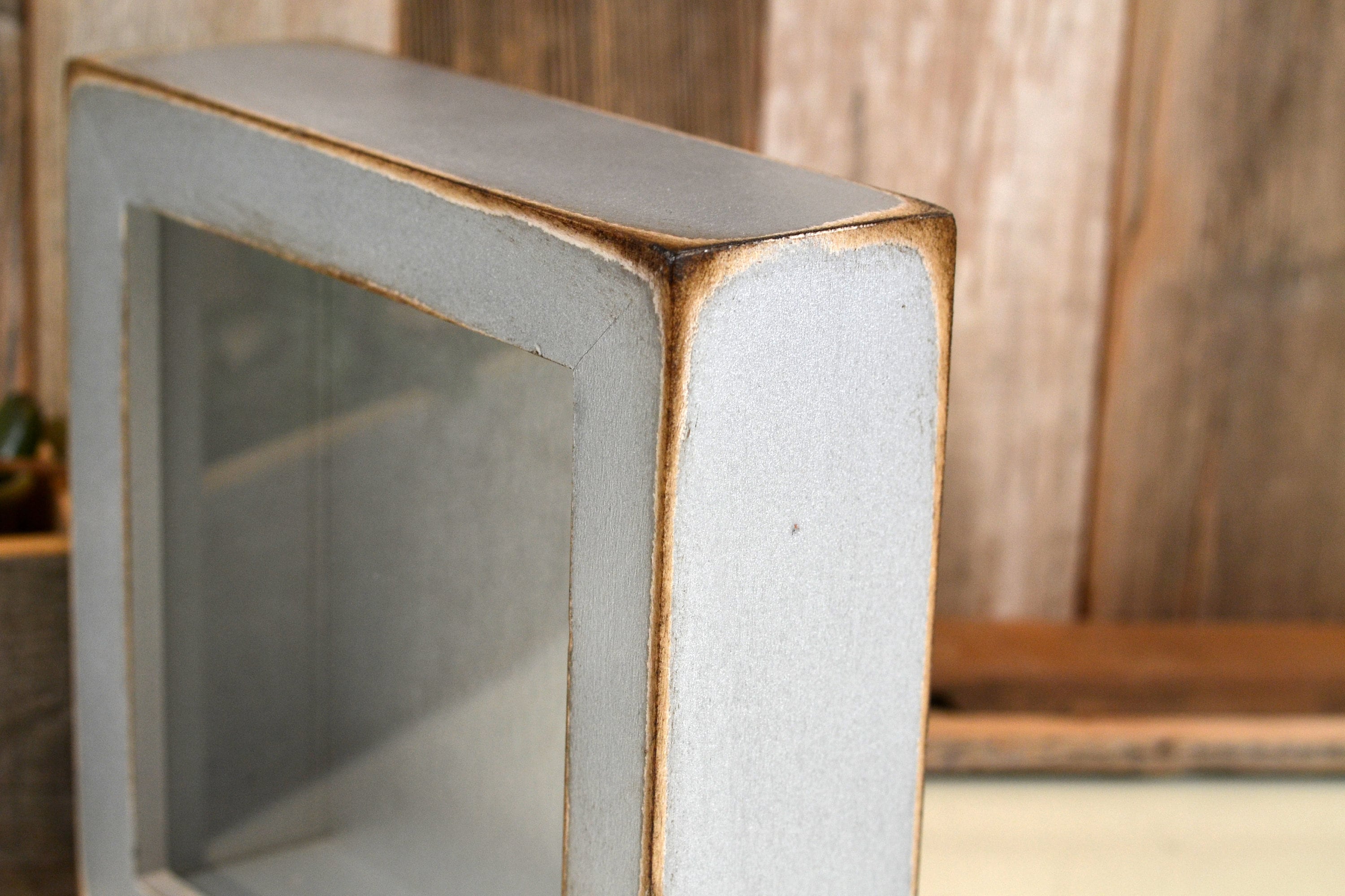 Handmade Small Square Shadow Box Frame Holds Up To 6 X 6 X 1 5 - 