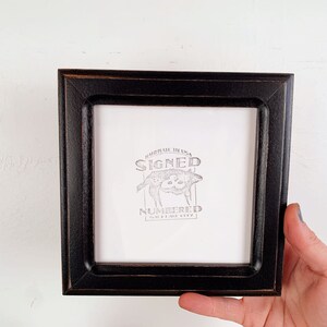 5.75x5.75 Photo Frame - SHIPS TODAY - 1x1 Double Cove Style With