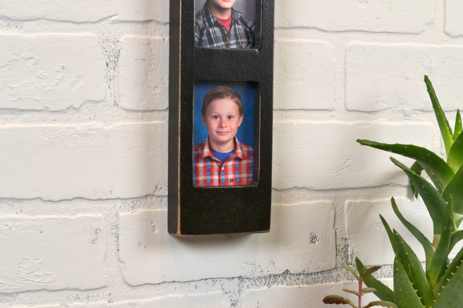 Stacked Rectangle Window Picture Frame For 3 2 5 X 3 5 Standard Wallet Size Photos In Finish Color Of Your Choice Gift Frames