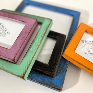 Super Vintage Color of Your Choice in 1x1 Roughsawn Style Choose your frame size: 2x2 up to 18x24 inches - A4 size Picture Frames Bild 4