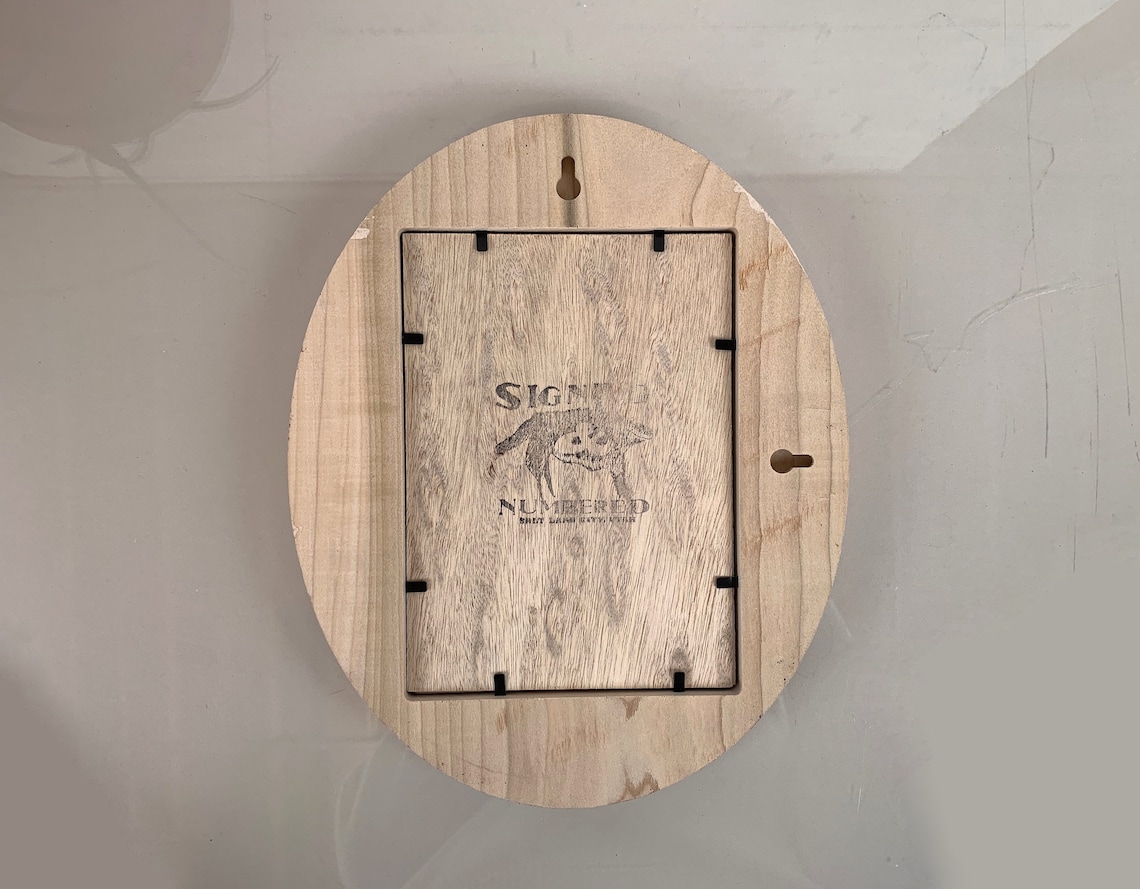 5x7 Oval Opening Picture Frame Oval Shaped Outside in Finish | Etsy