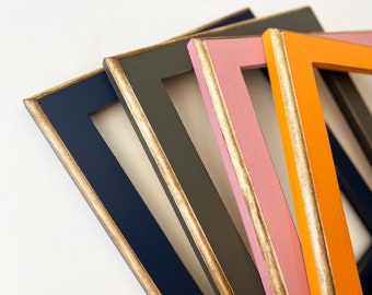 Vintage Color of Your Choice in 1.5 2-Tone Style - Choose your frame size up to 20x30 inches - Free Shipping