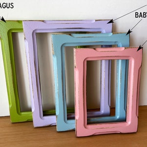 Vintage Color of Your Choice in 1x1 Shallow Bones Style Choose your frame size up to 18x24 inches Free Shipping ROSE