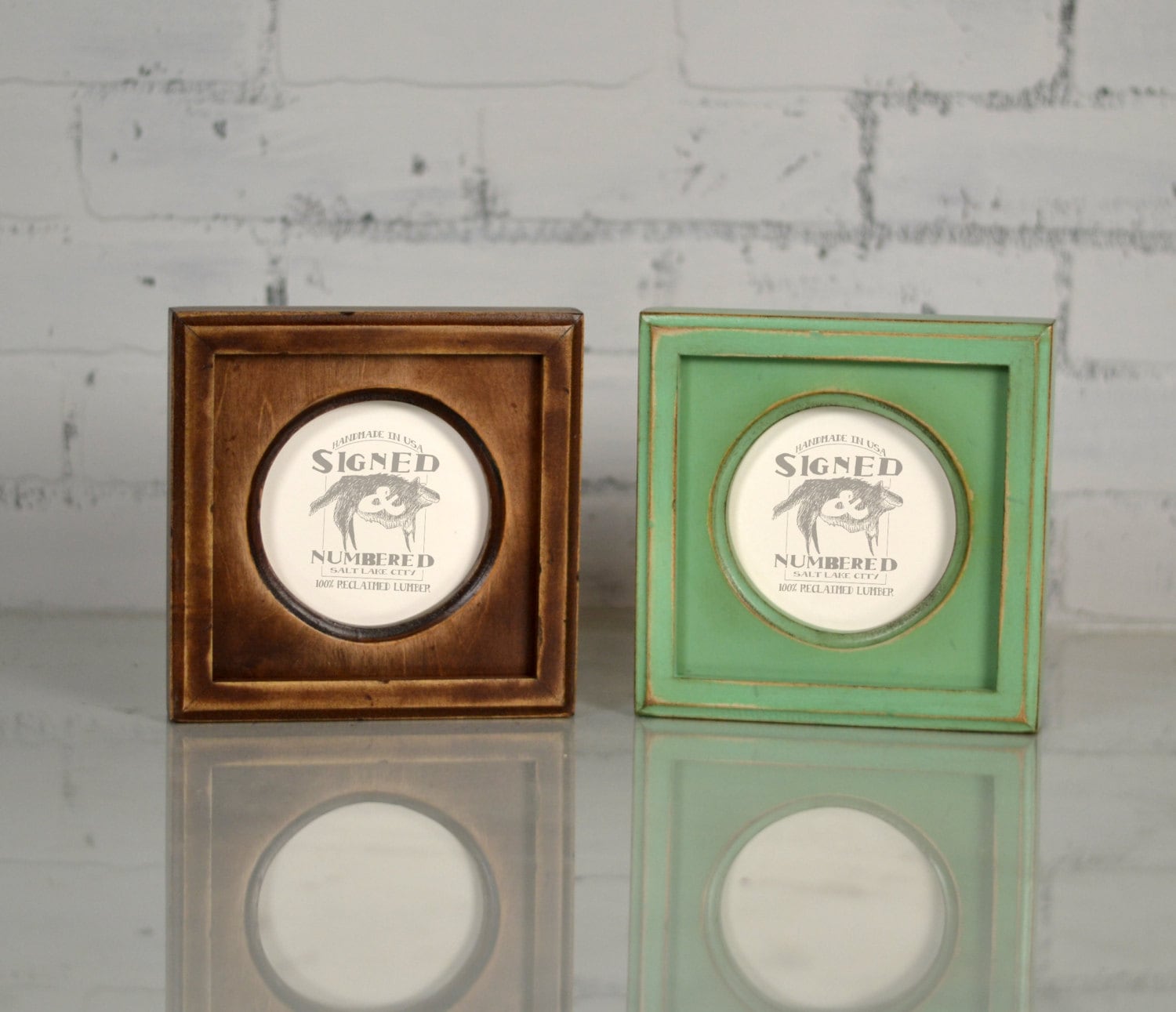 4x4 Circle Opening Picture Frame With Outside Cove Build Up Edge 4 Inch Circle Round Picture Frame Gallery Photo