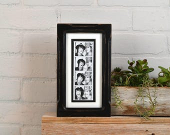 Picture Frame for 2x6" or 2x8" Photo Booth Strip in Shallow Bones and Vintage Color of your choice - Photo Booth Frame - Wooden Frame