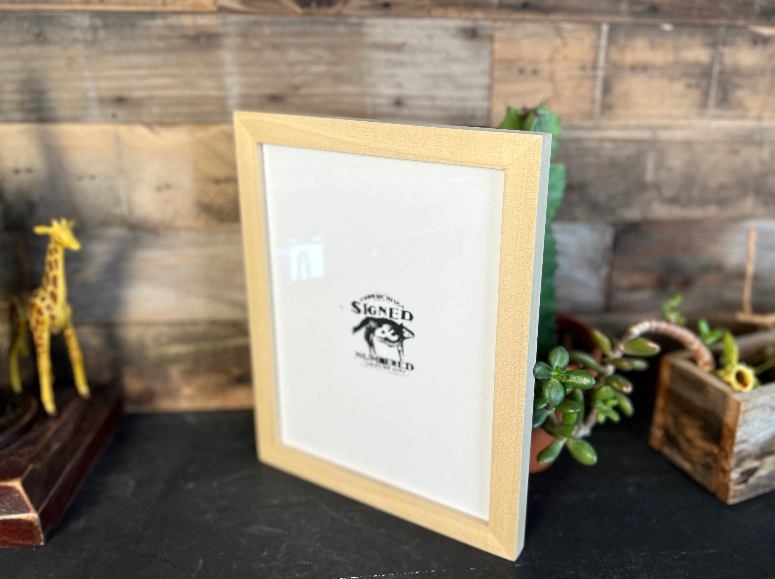 SHIPS TODAY 7x9 Picture Frame Solid Natural Poplar Peewee Style