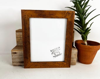 SHIPS TODAY - 8x10 Picture Frame Reclaimed Fir "Bogart's Floor" Style - In Stock - 8 x 10 100% Reclaimed Wood