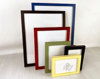 SHIPS RIGHT AWAY - Peewee Style - Choose Your Size & Color - 3.5x5, 4x6, 4x8, 5x7, 8x8, 8x10, 9x12, 11x14, A3, 12x16