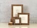 Rustic Natural Reclaimed Cedar Wood Picture Frame - Choose Your Size: 2x2 up to 16x20 inches - Handmade Upcycled Photo Frame 