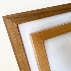 Solid Natural WILLOW Wood Picture Frame 1.5" Wide Style Choose your frame size 2x6, 2x2 up to 24x36 inches image 8