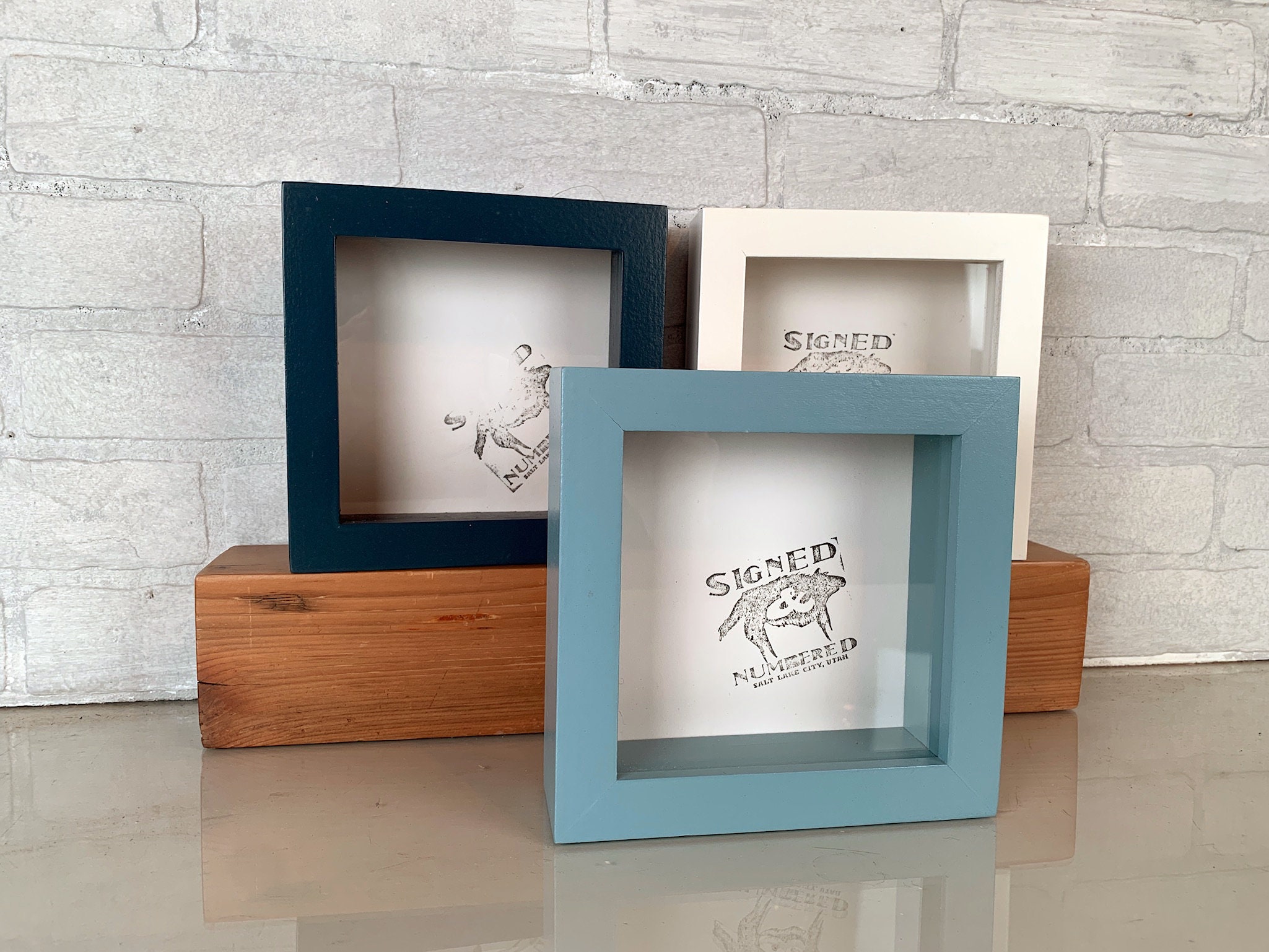 Handmade Shadow Box Frame - Holds up to 1.5 inches Deep - Various Siz…
