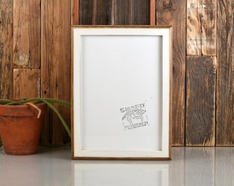 A4 Size Picture Frame in Vintage Color and Style of Your Choice - Solid Hardwood Frames - 210 x 297 mm - 8.3 x 11.7 inches European A 4 Size