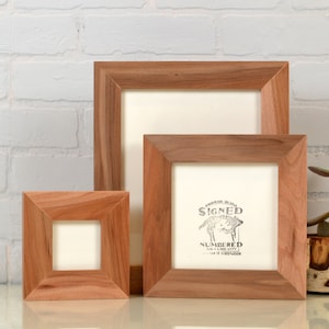 Solid Natural WILLOW Wood Picture Frame 1.5" Wide Style Choose your frame size 2x6, 2x2 up to 24x36 inches