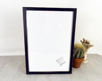 SHIPS TODAY - A3 Size Picture Frame - Peewee Style with Vintage Deep Purple Finish - In Stock - 297 x 420 mm - 11.7 x 16.5 inches